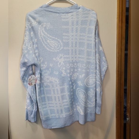 FCT Made with Love Med light blue Cardigan oversized - Picture 8 of 10